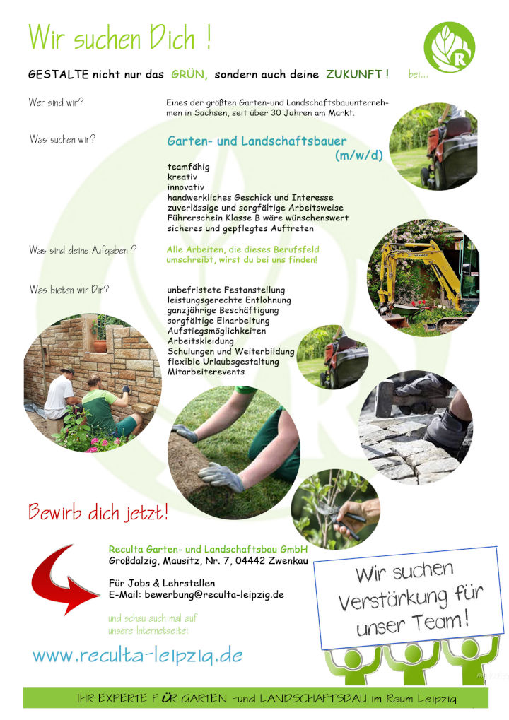 Flyer - Garten- und Landschaftsbauer (m/w/d)