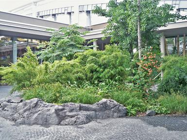 Zoo Leipzig – Gondwanaland, Eingangsbereich/Vorplatz